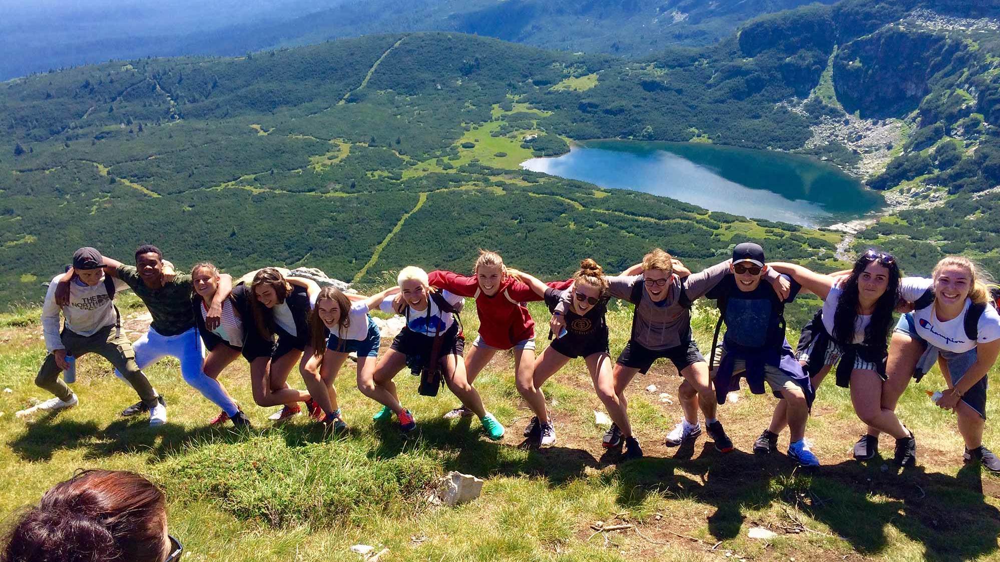 Photo de groupe des jeunes du Séjour Bulgarie - été 2018