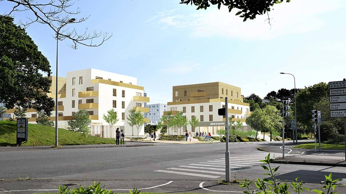 Projet Maison de quartier Kerfrehour - Lanester 2024