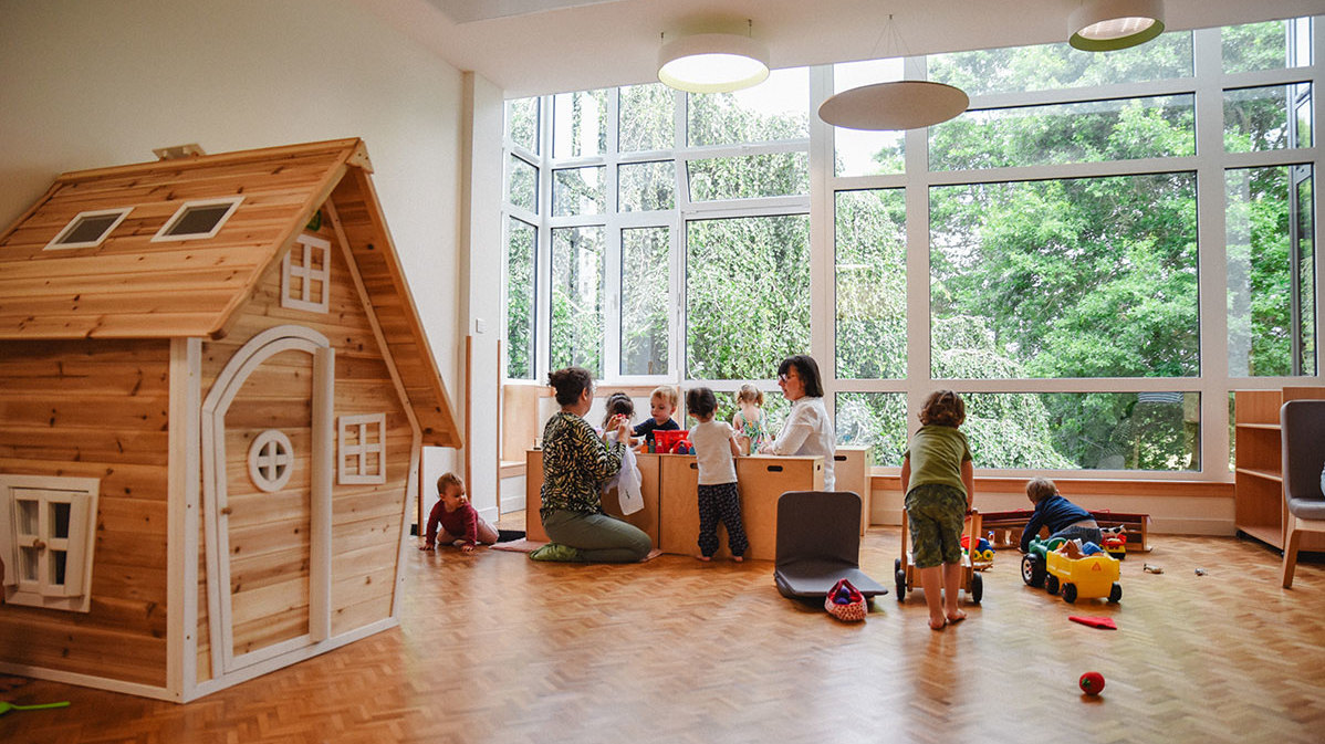 Vue du Relais Petite Enfance à Albert Jacquard à Lanester