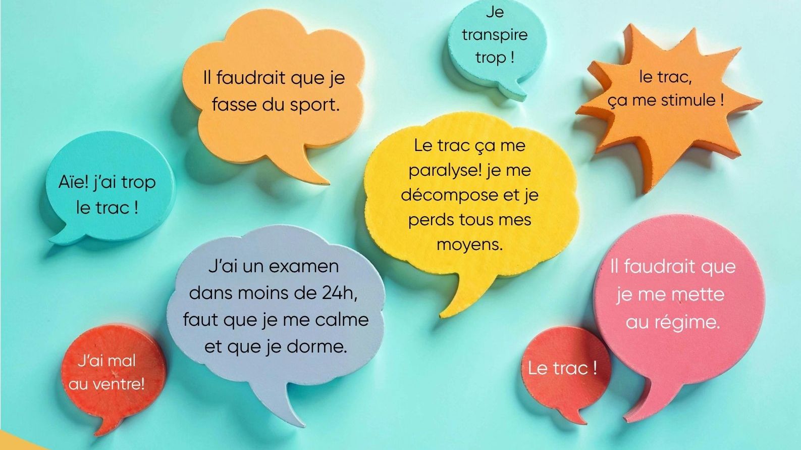affiche conférence autour du trac au conservatoire de Lanester