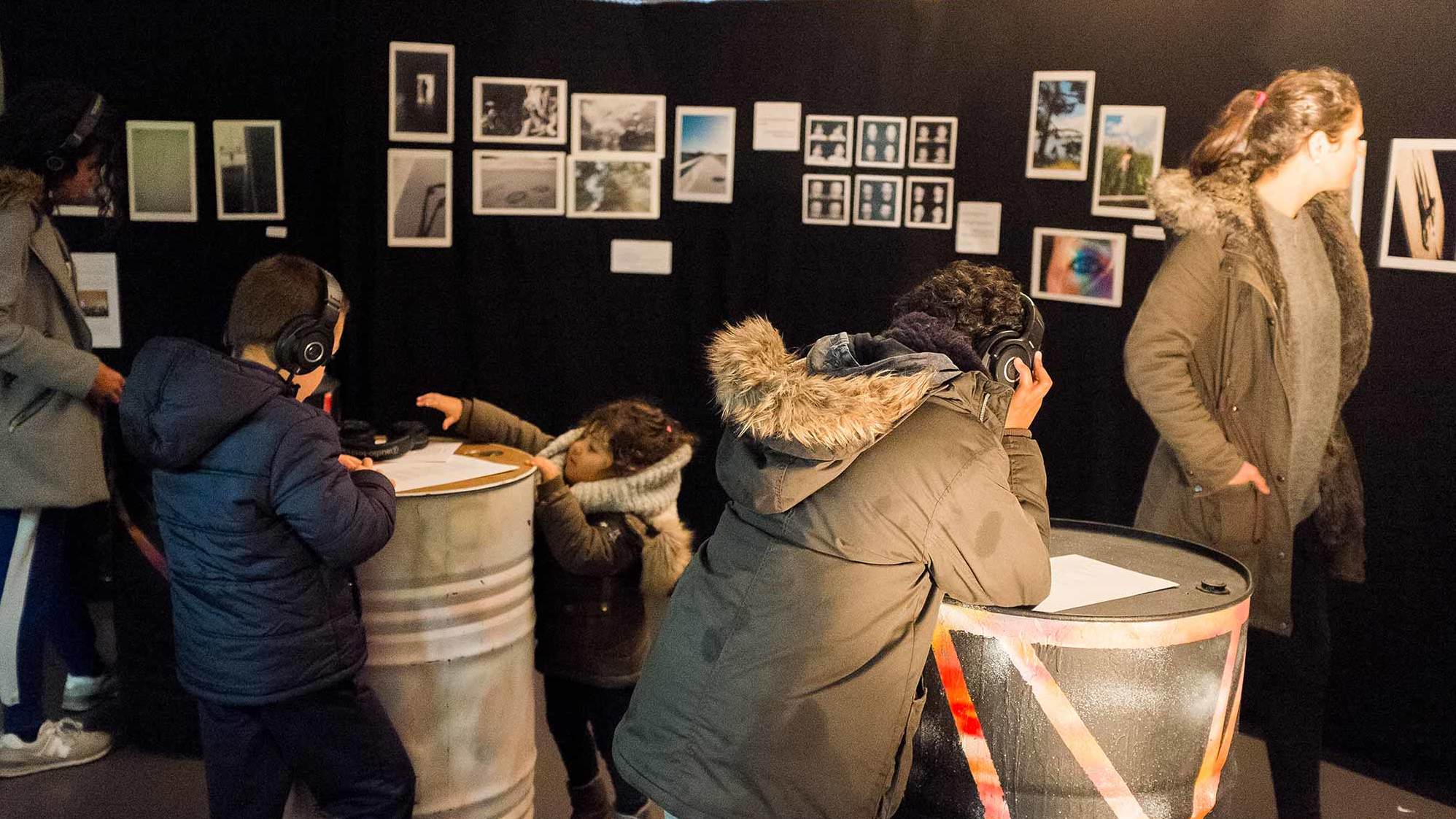 Exposition à l'occasion de l'inauguration du Stud!o