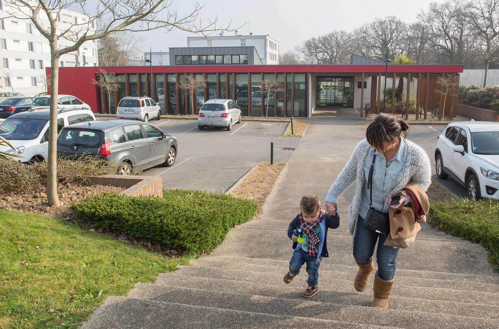 Maison de la petite enfance de Lanester vue de l'extérieur