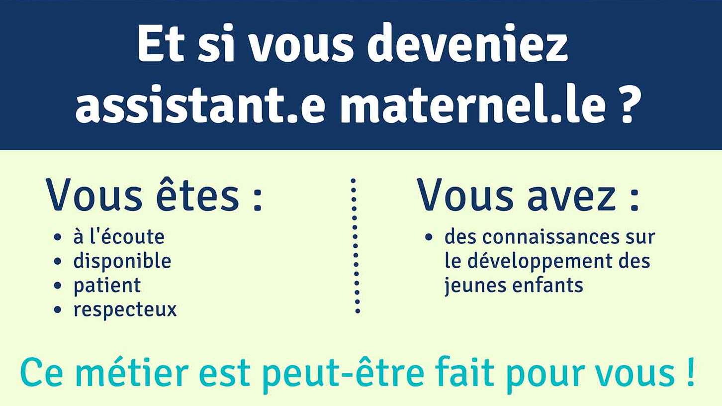 affiche info assistante maternelle