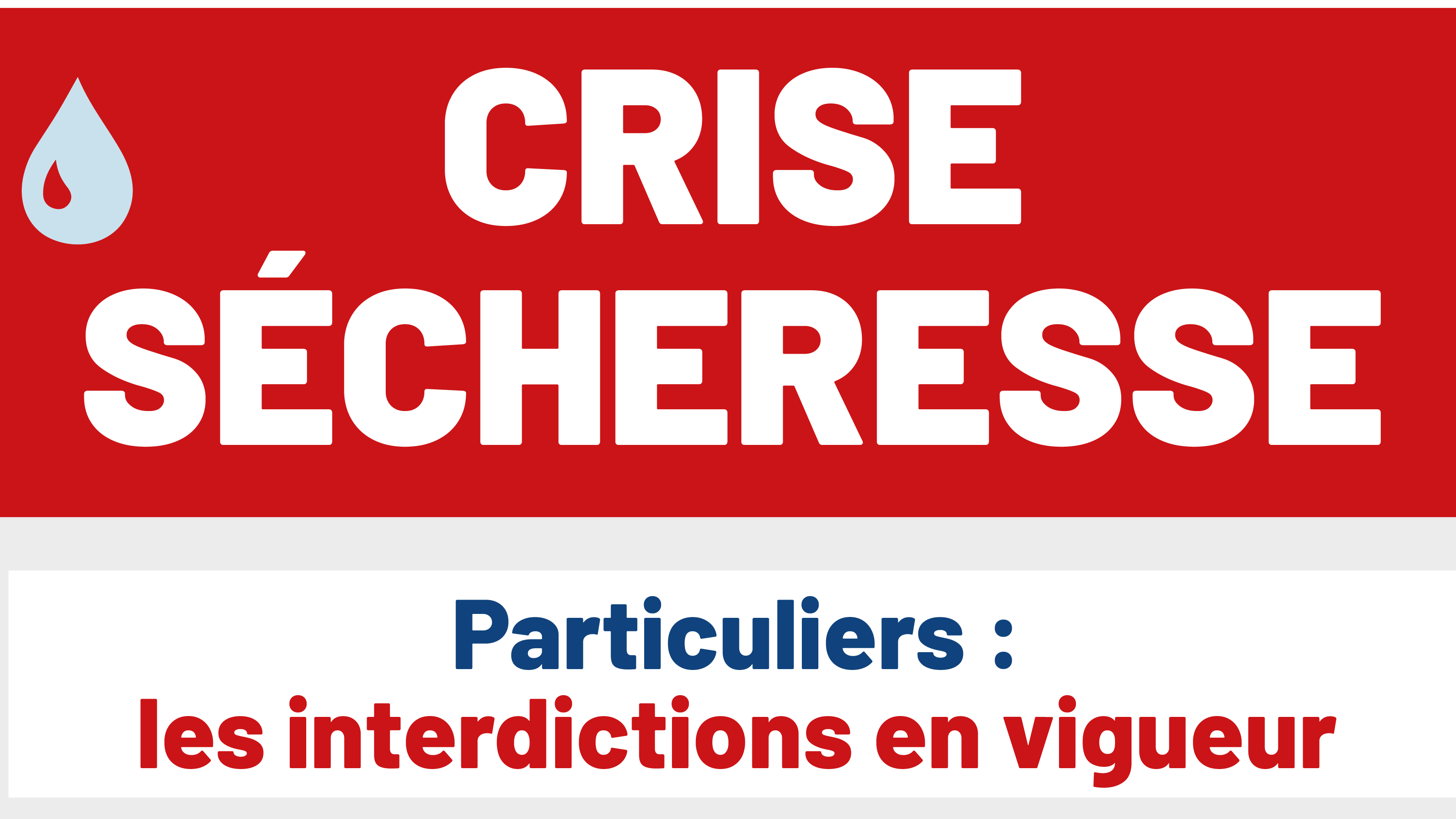 alerte sécheresse morbihan