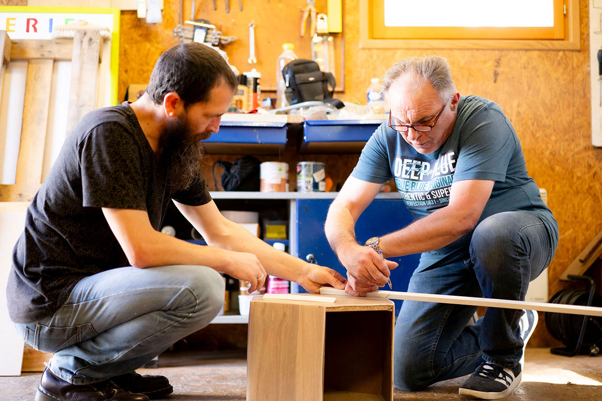 atelier bois épicerie solidaire