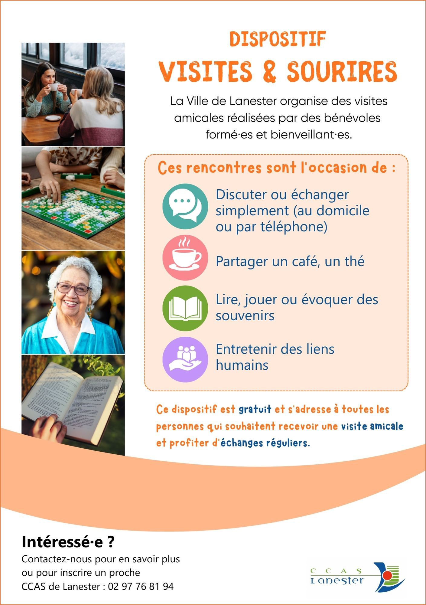 Dispositif visites et sourires à Lanester