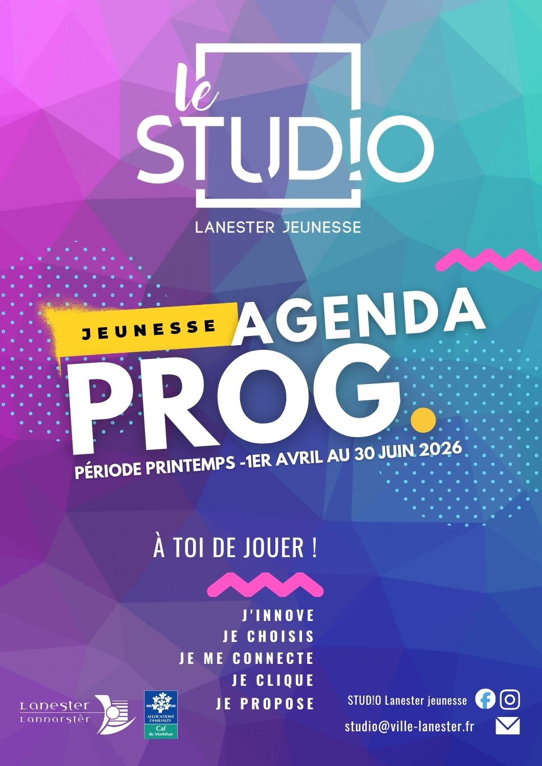 Programme vacances STUDIO Lanester