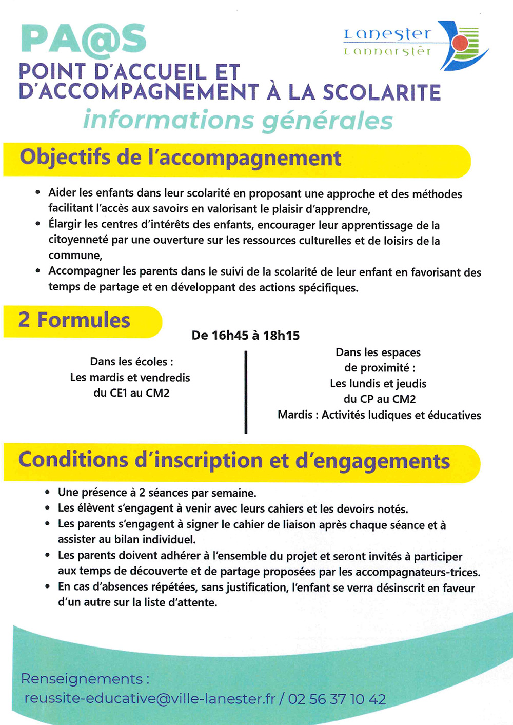 Présentation Paas Lanester