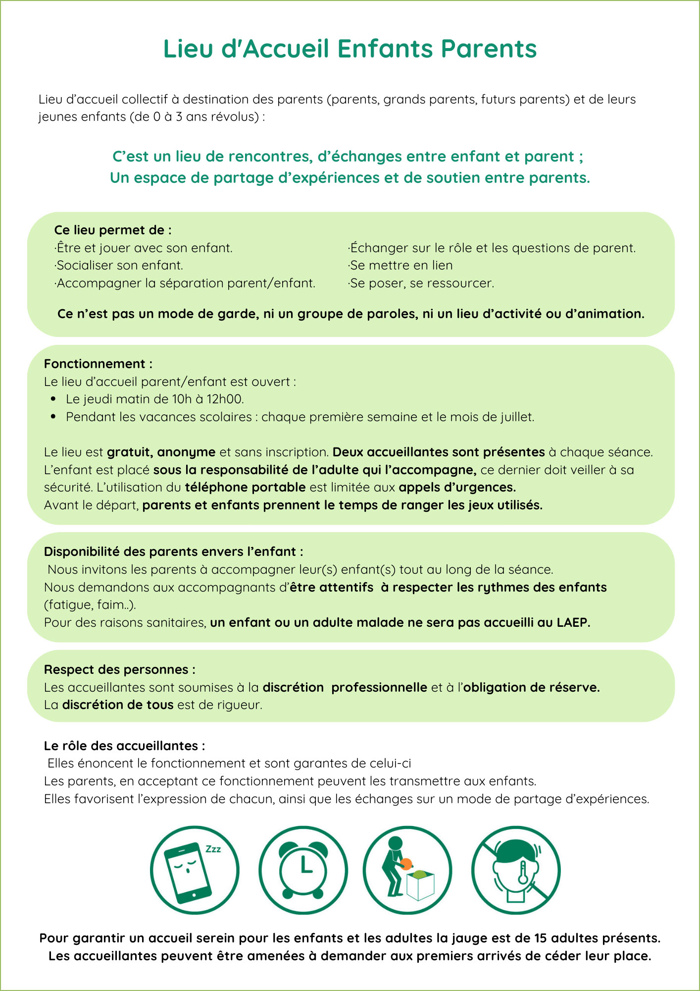 Charte du lieu d'accueil parents enfants de Lanester
