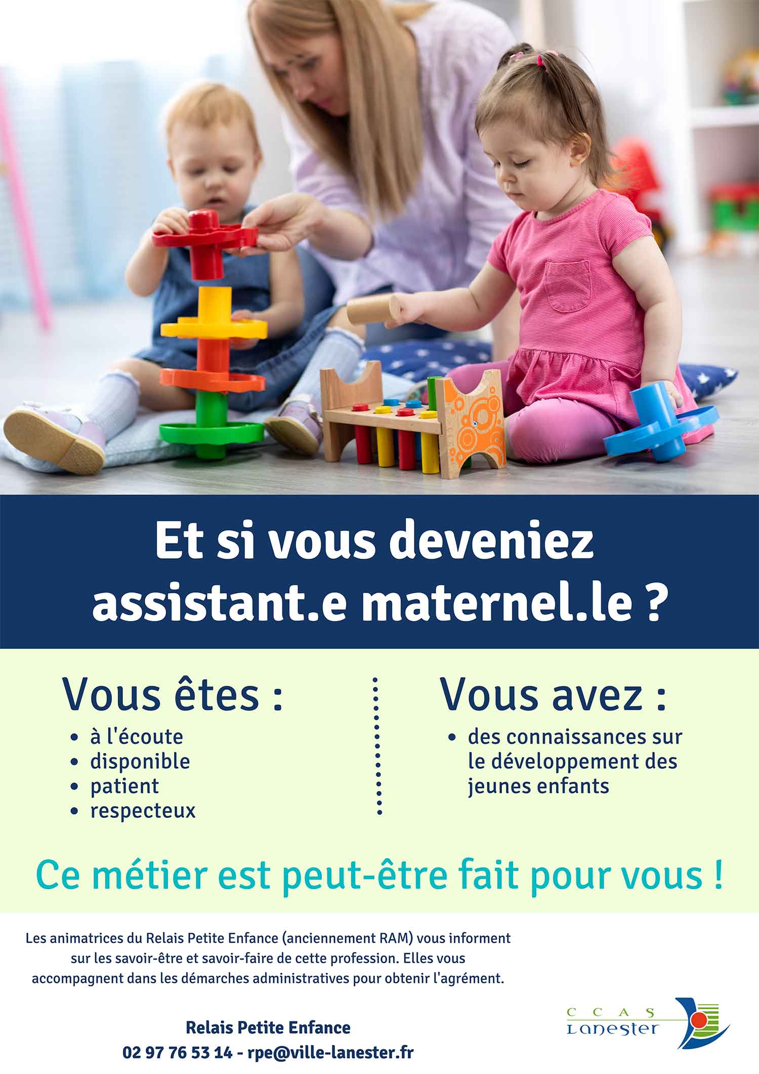 affiche info assistante maternelle