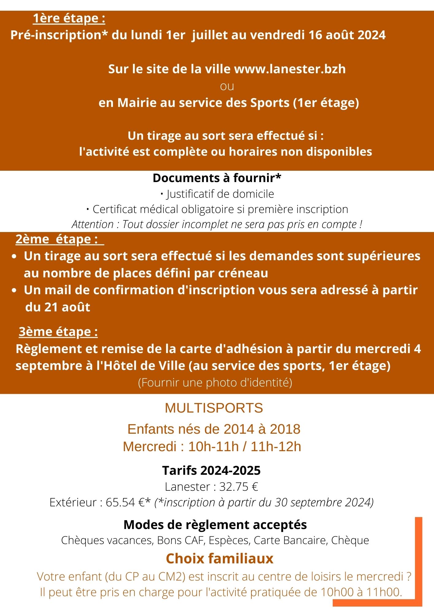 flyer multisport verso