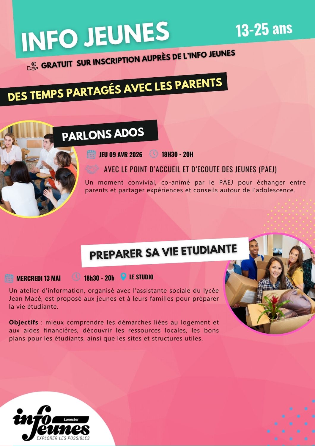 Programme Info Jeunes Lanester
