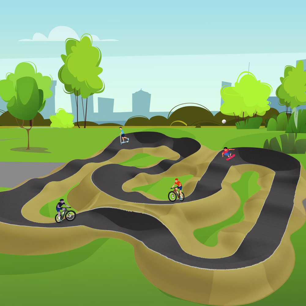 Projet pumptrack budget participatif Lanester 2021