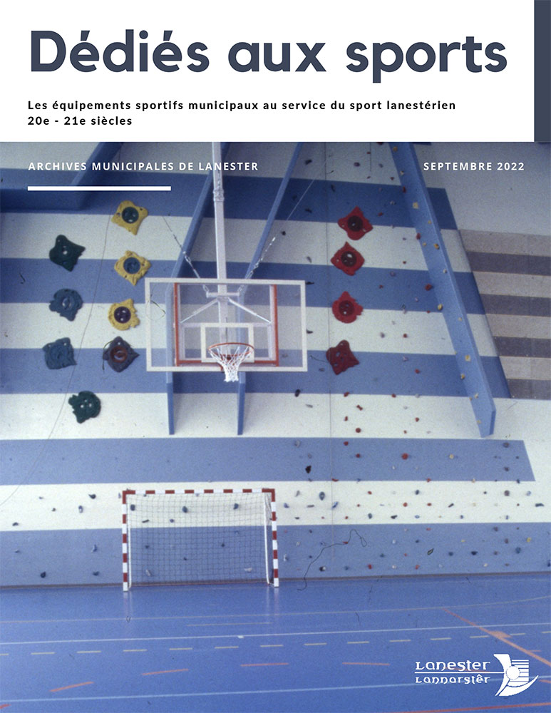 Couverture document "dédié aux sports" - archives municipales