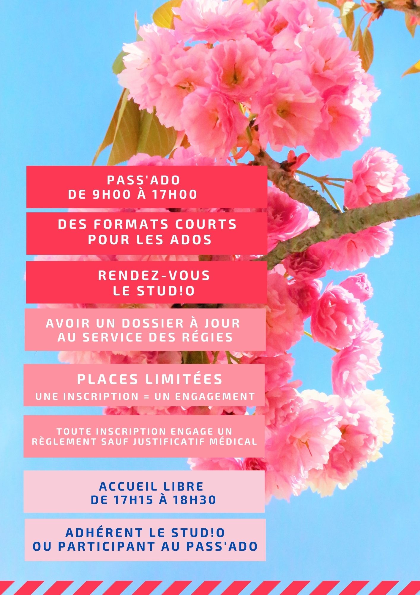 Programme Pass'Ados 11-17 ans