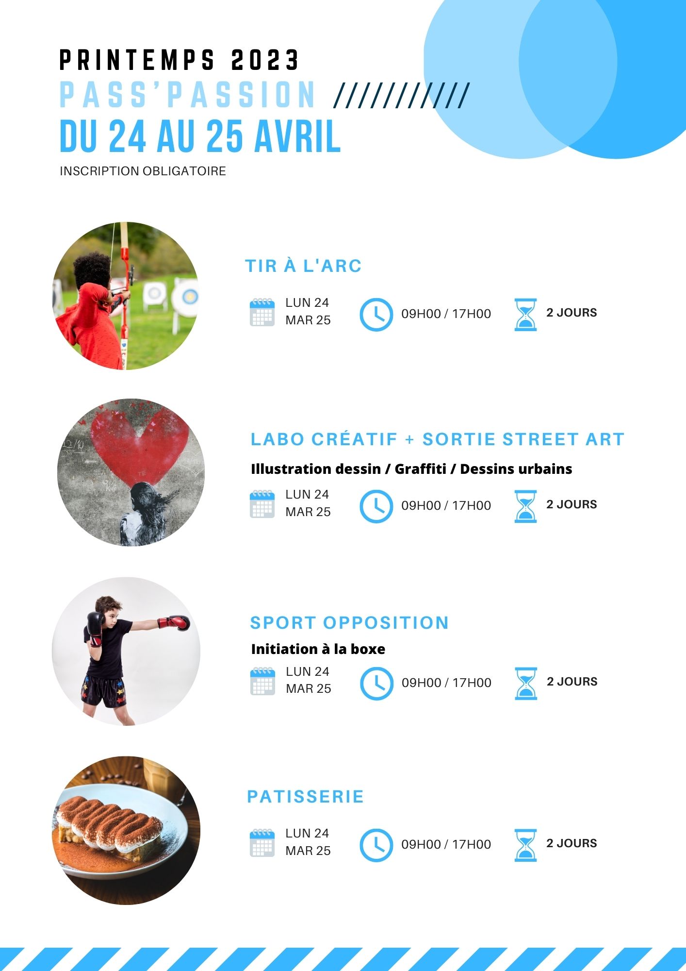 Programme Pass'Ados 11-17 ans