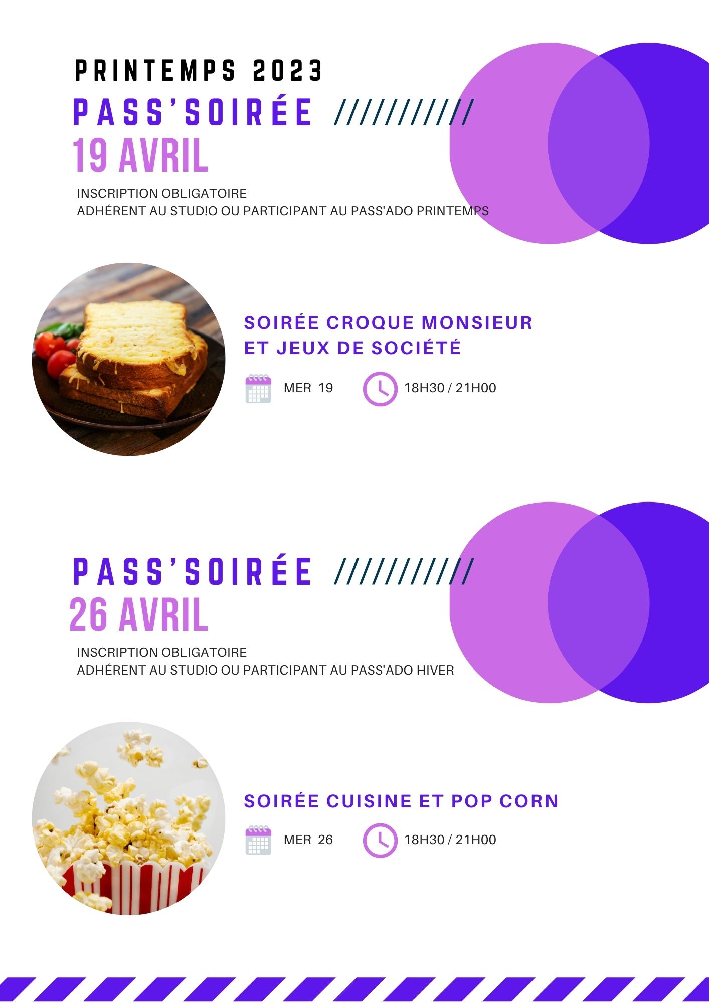 Programme Pass'Ados 11-17 ans