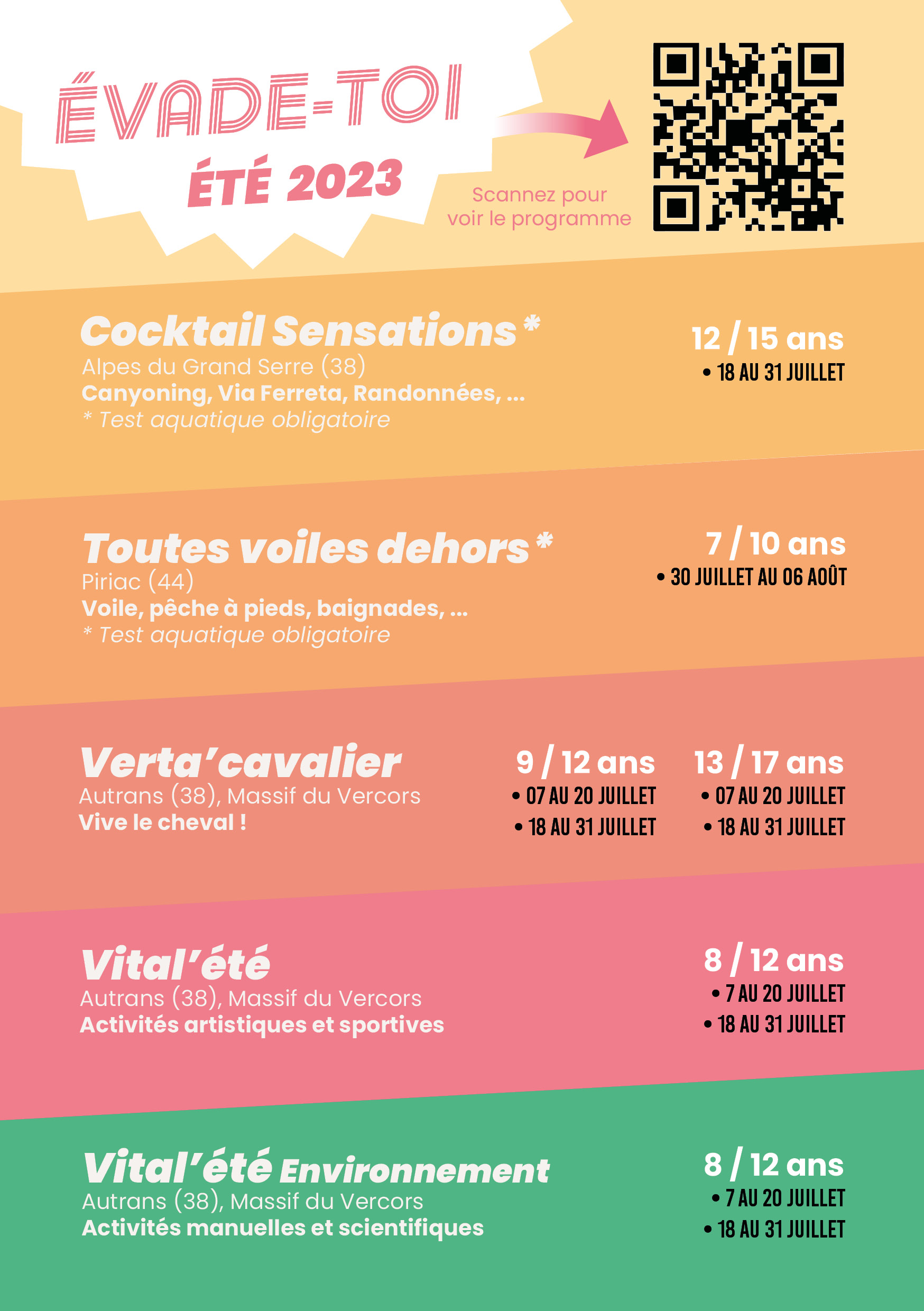 Séjours d'été Lanester 1