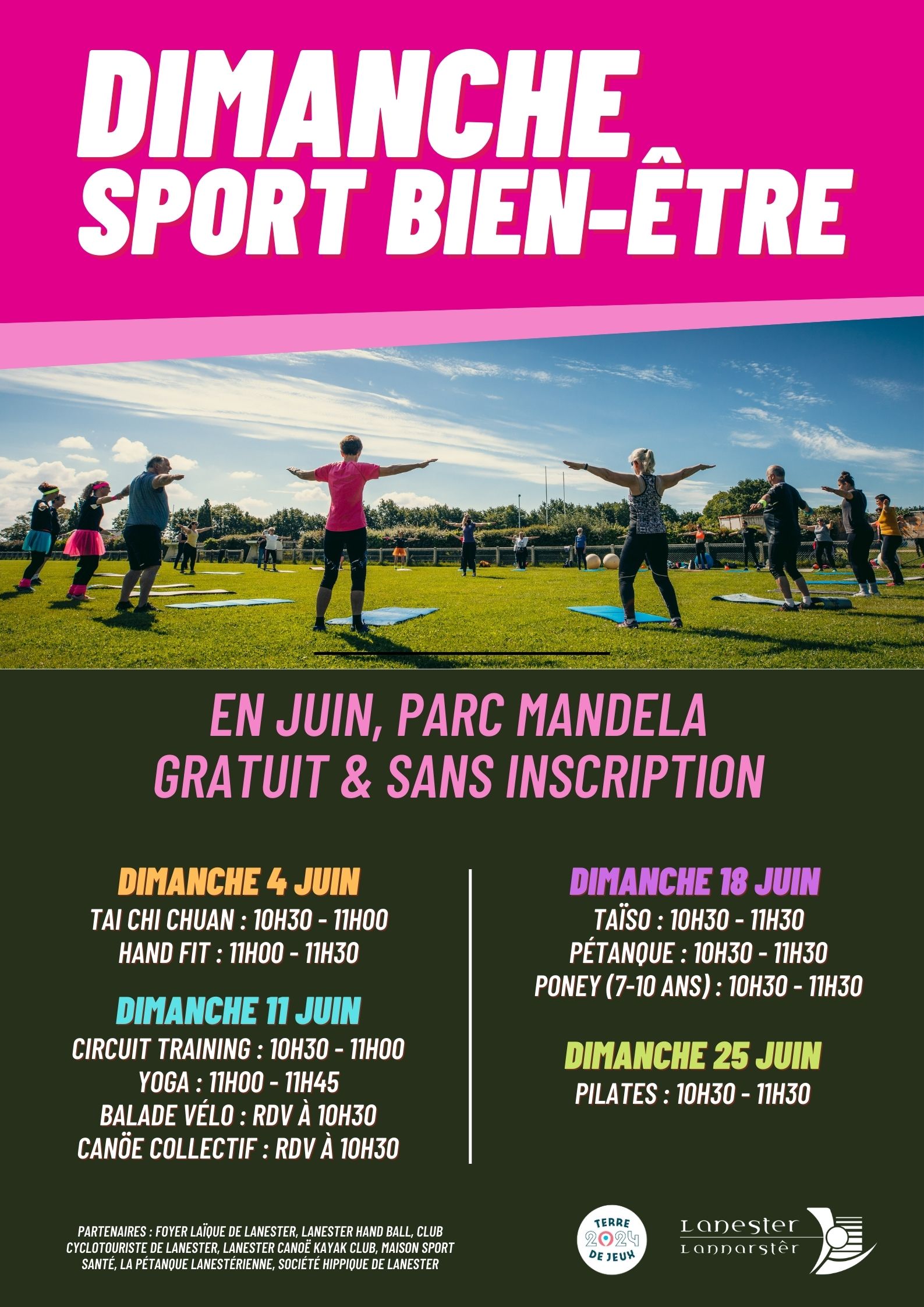 Affiche sport bien-être
