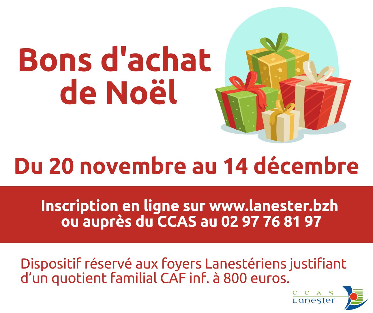 Visuel bons d'achat noël