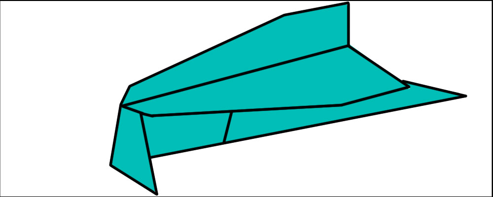 Modèle avion papier