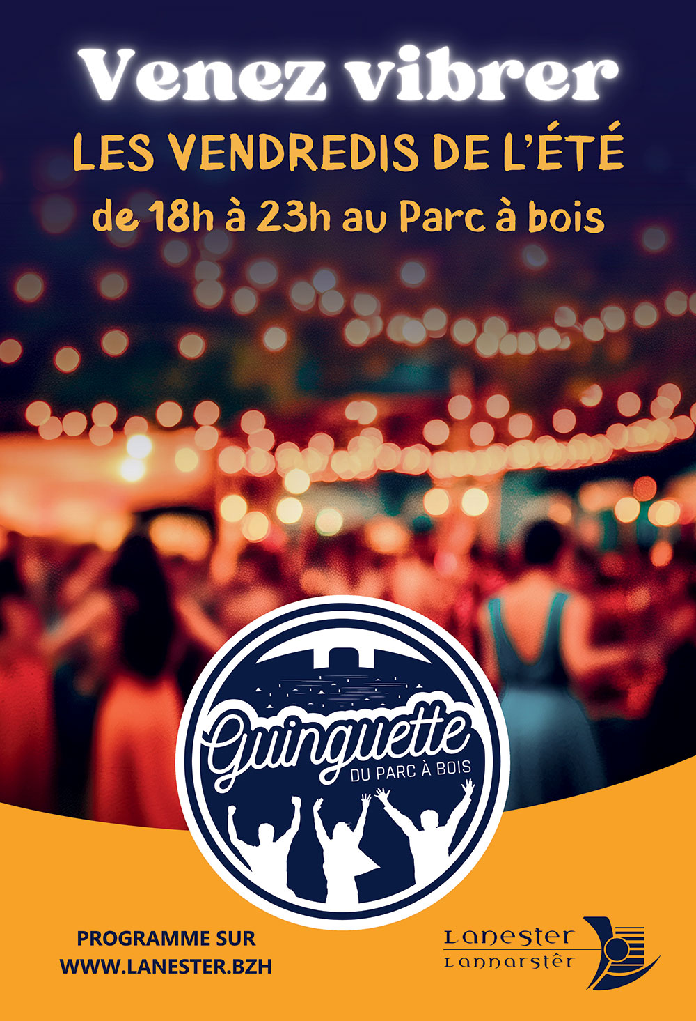affiche guinguette Lanester 2025