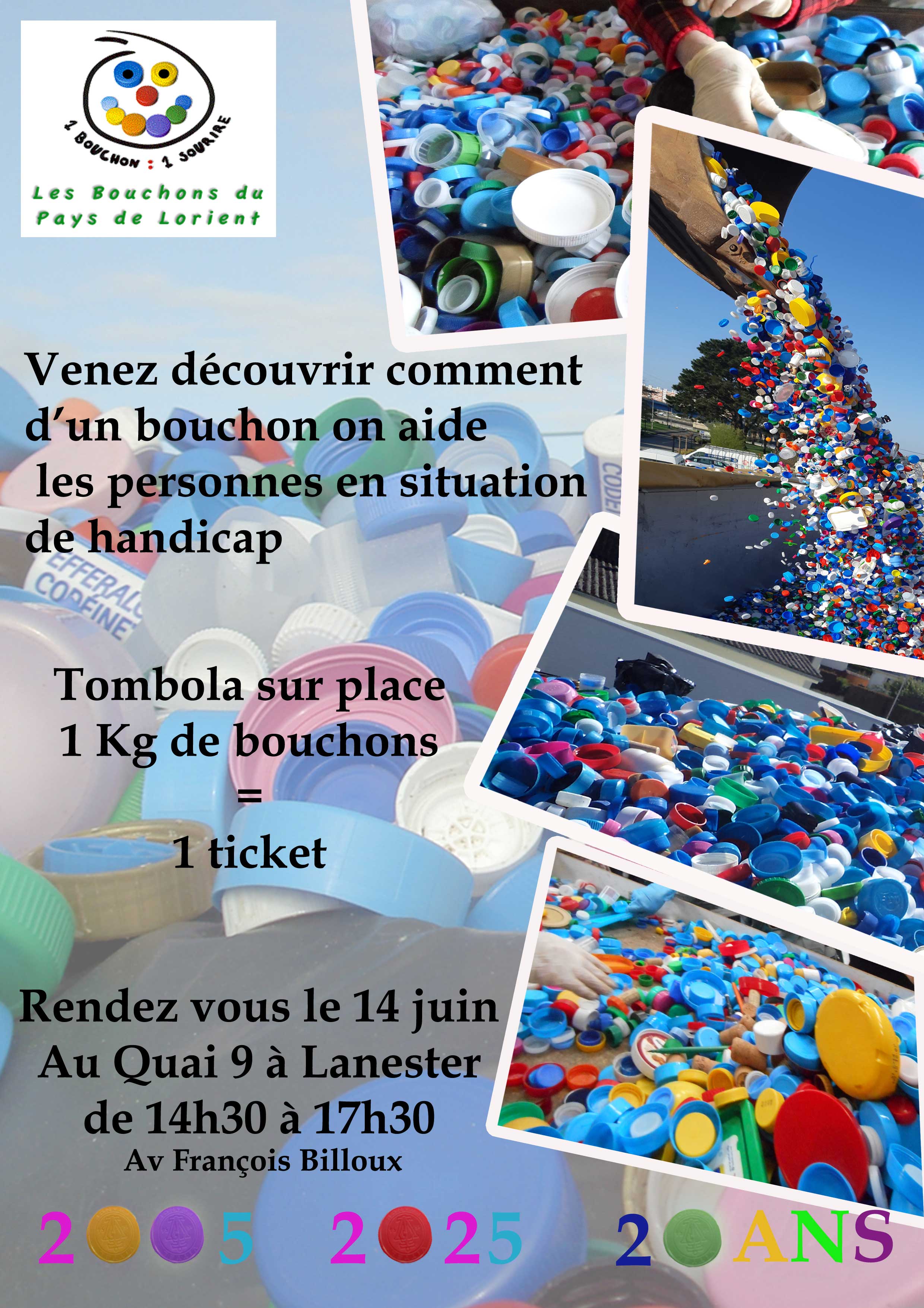 20 ans association Bouchons du pays de Lorient