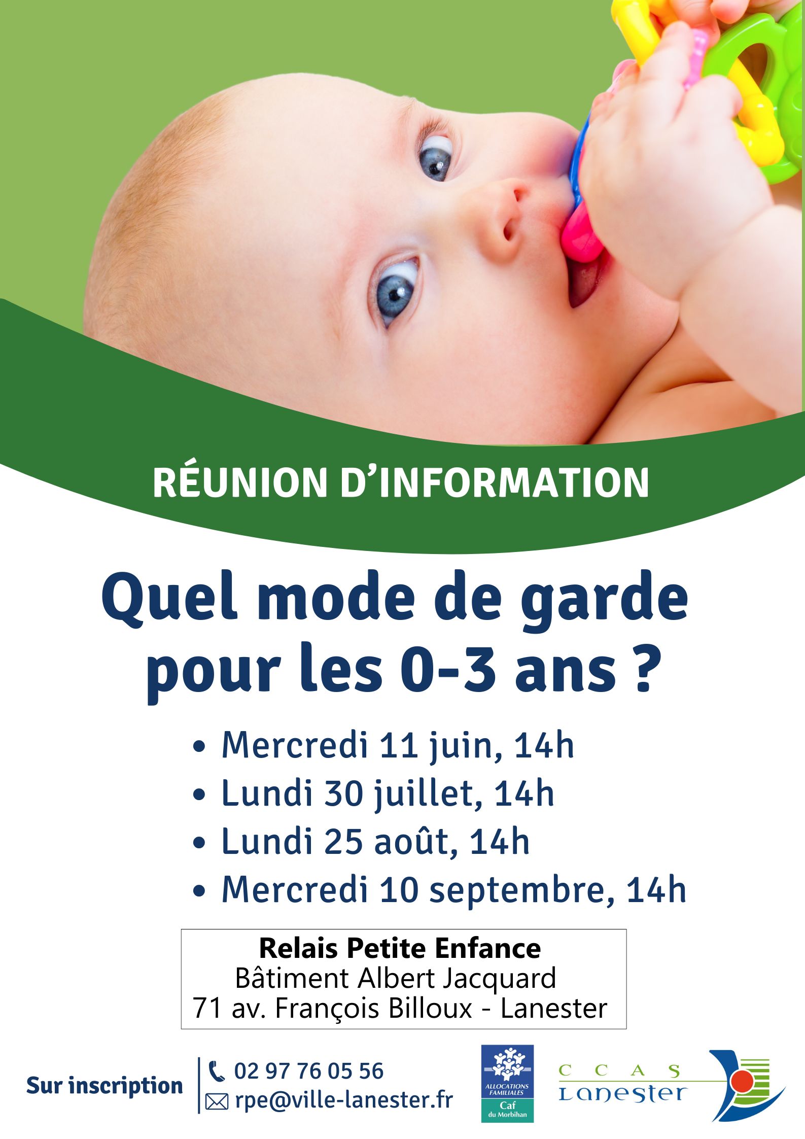 réunion d'info parents au Relais Petite Enfance de Lanester