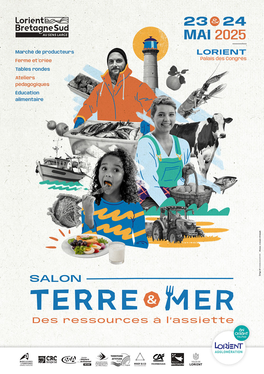 affiche salon terre mer