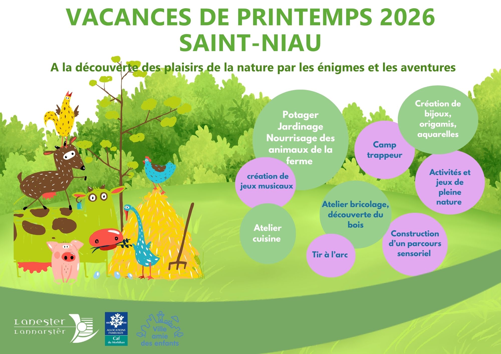 Programme des vacances ALSH Lanester