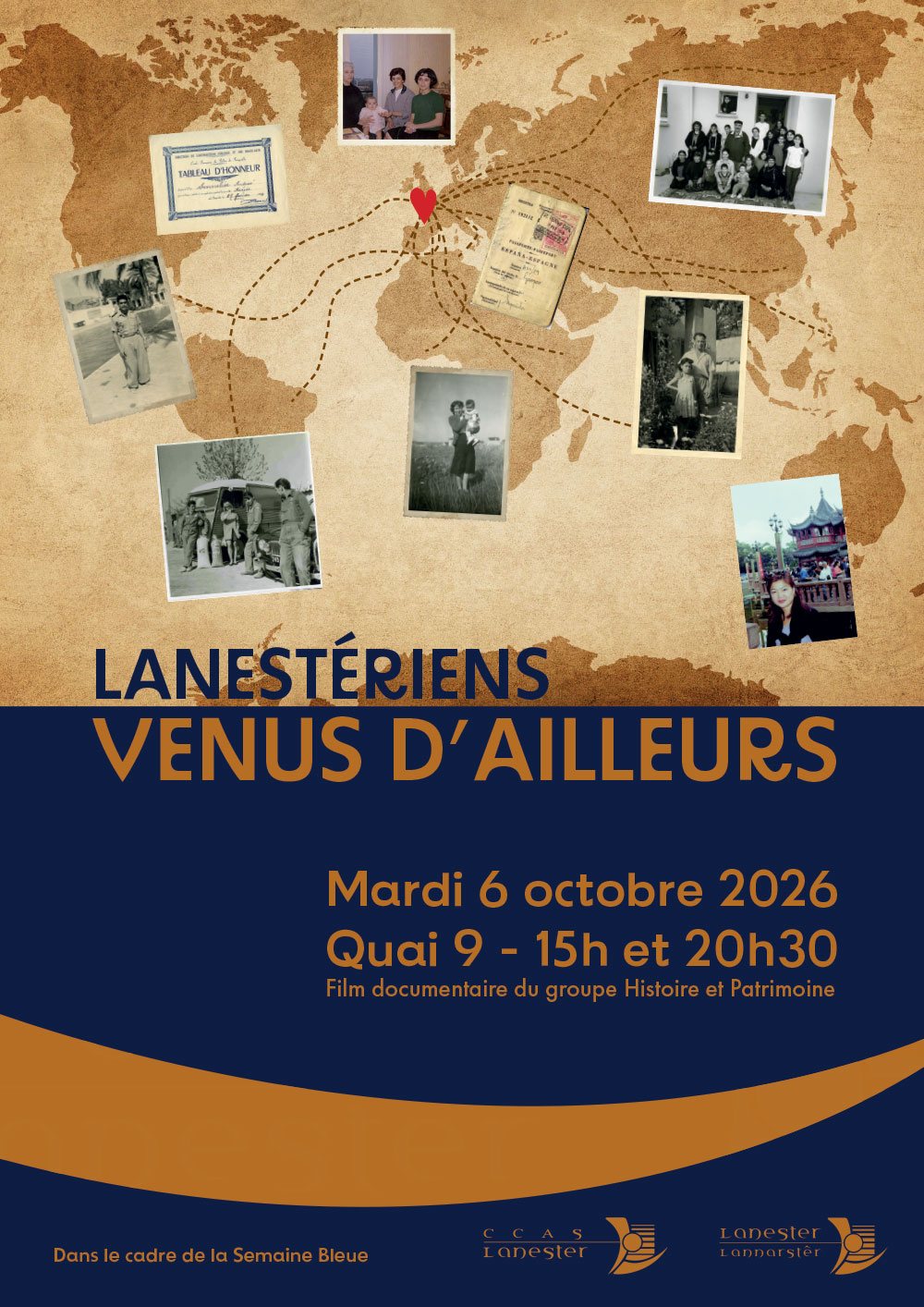 affiche du film "Lanesteriens venus d'ailleurs"