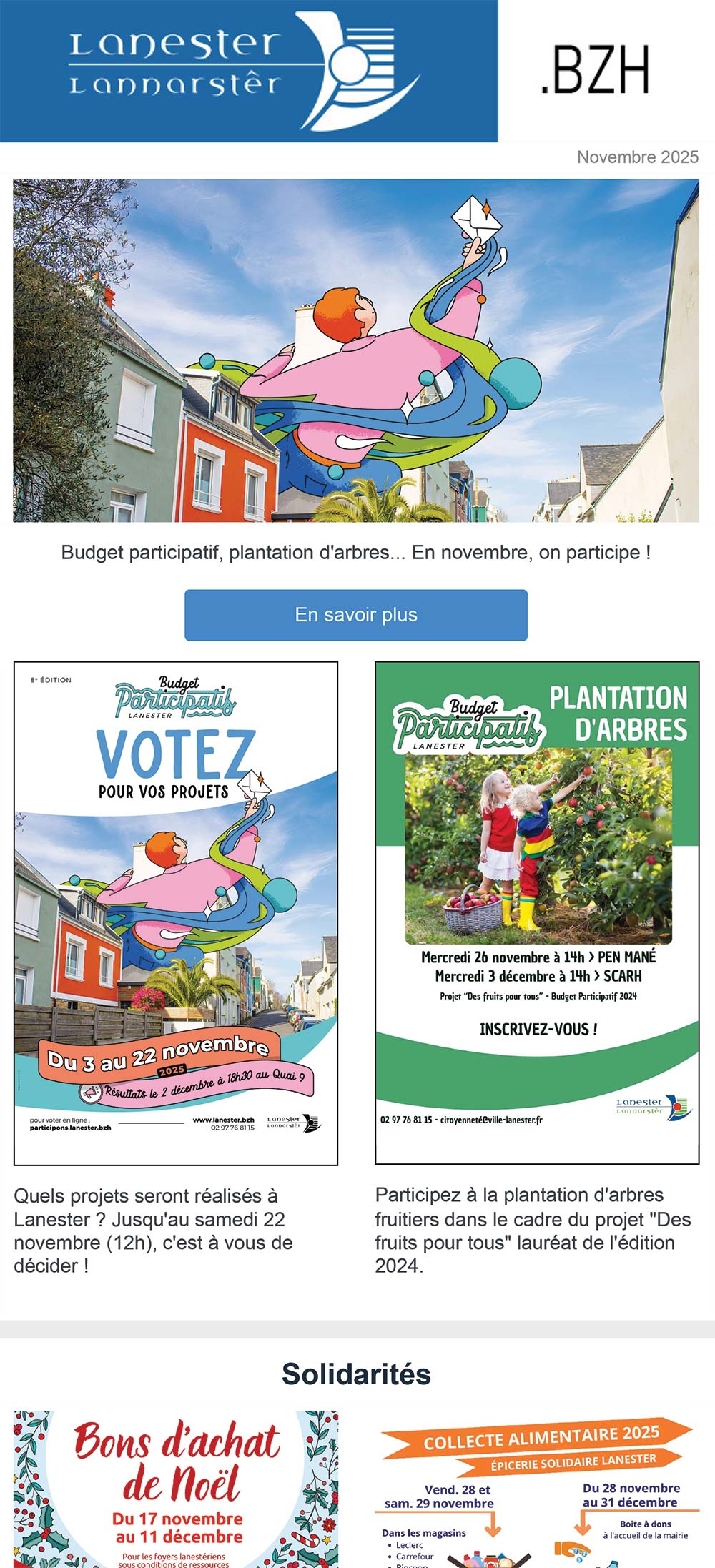 aperçu newsletter Lanester