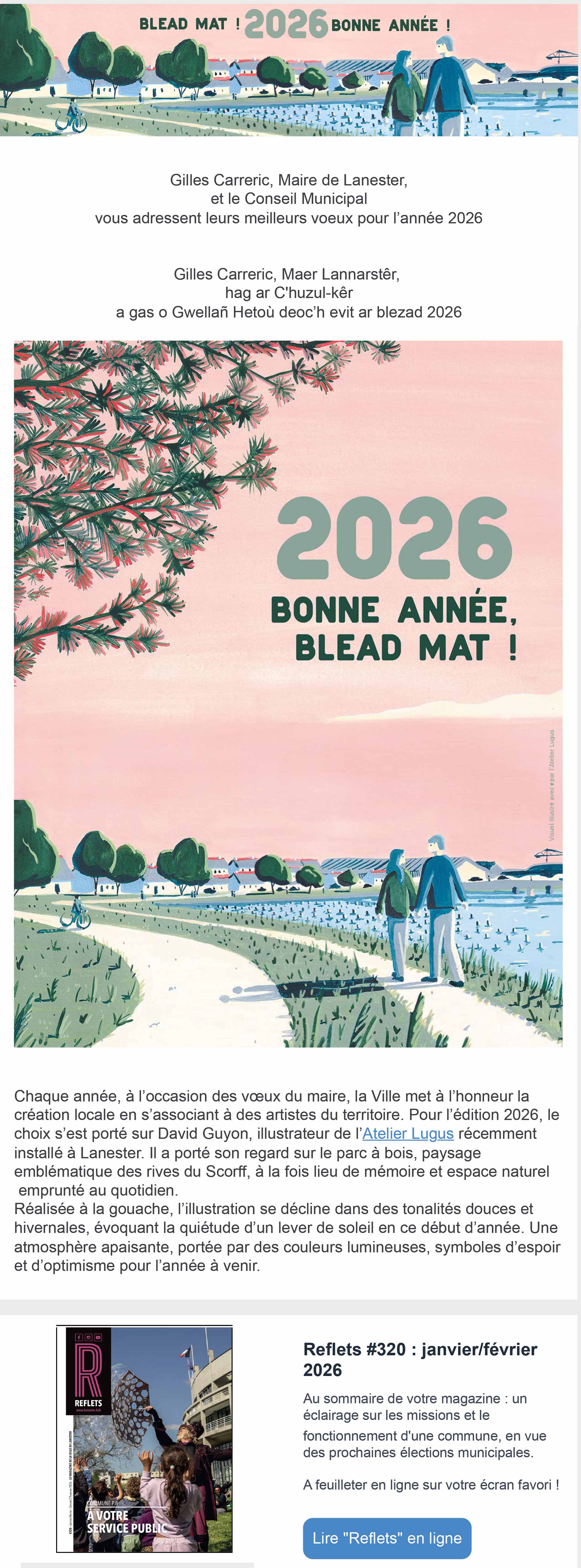 aperçu newsletter Lanester