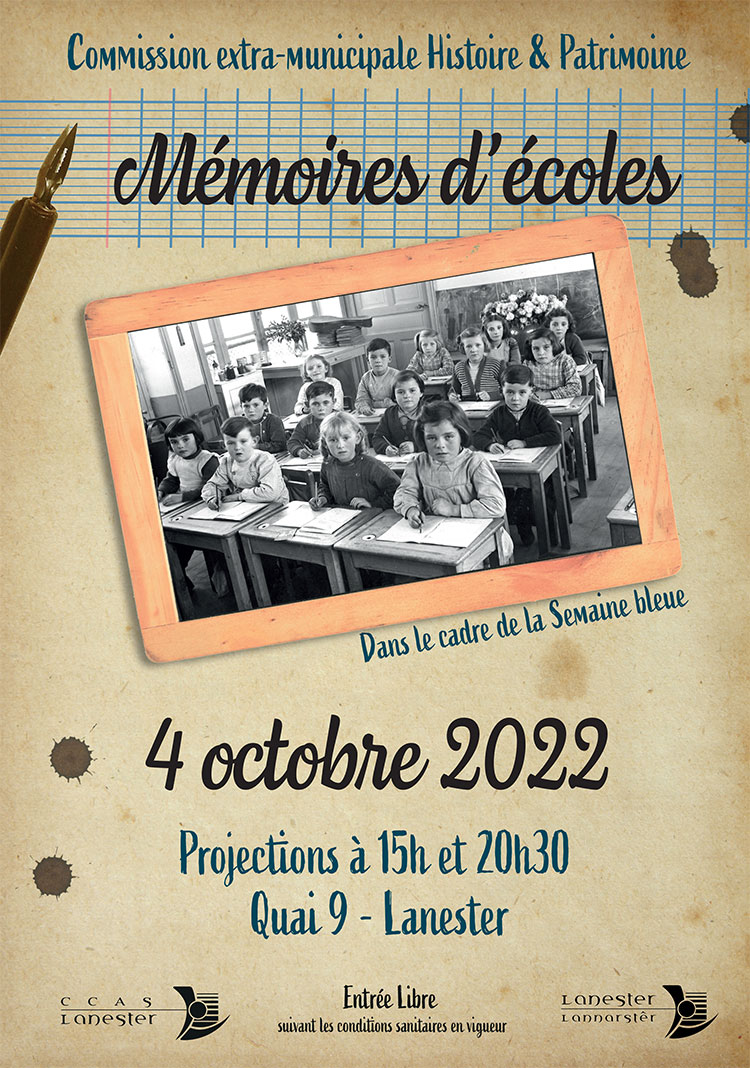 affiche film "mémoires d'écoles"