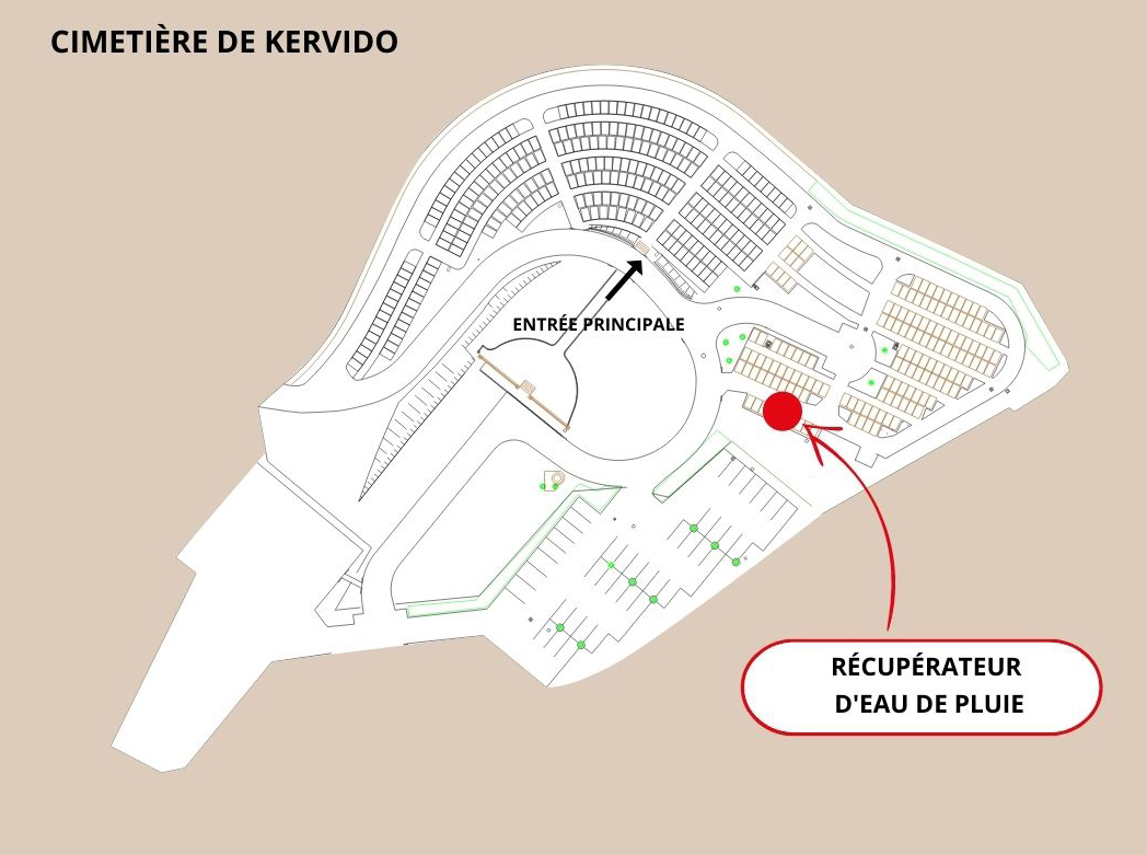 plan cimetière de Kervido